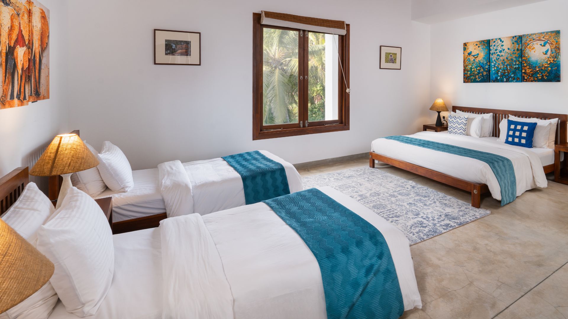 Specious Family Rooms With All Luxury facilities at Villa Tanderra Tangalle Sri Lanka