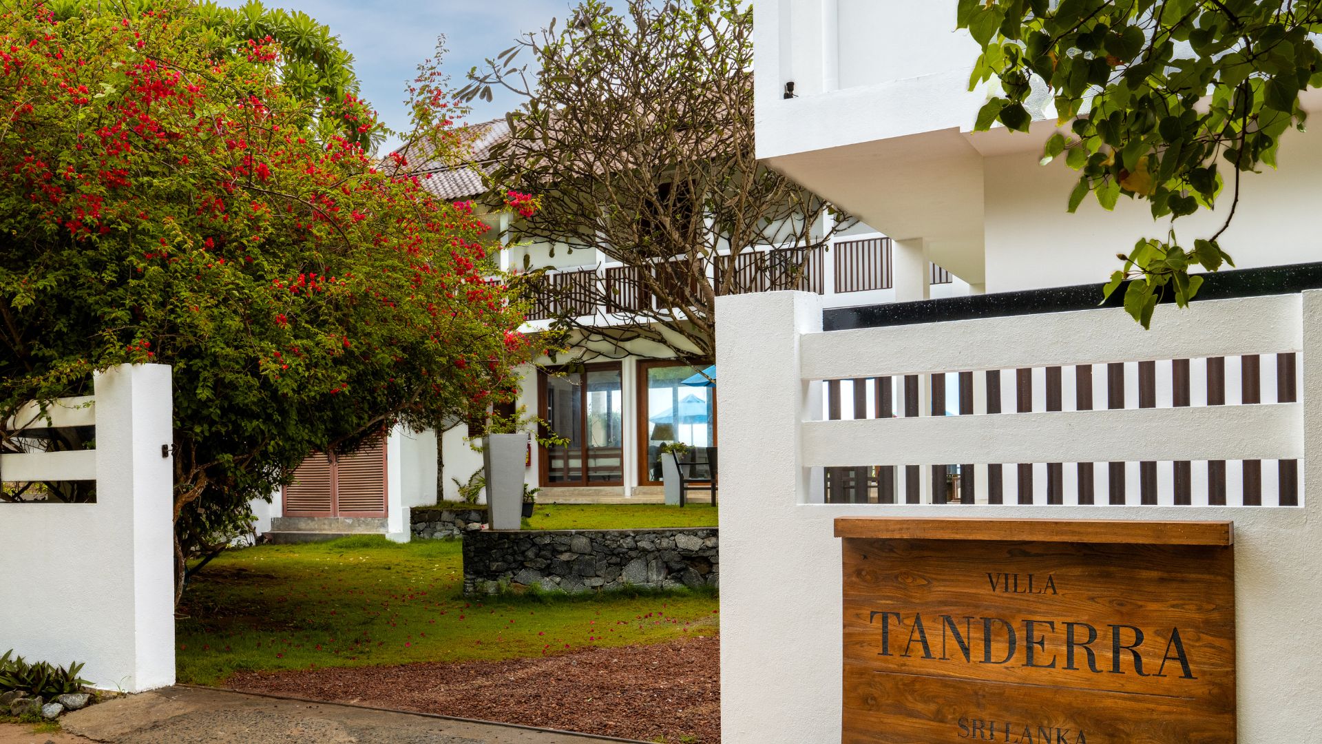 Entrance view, Villa Tanderra Tangalle Sri Lanka